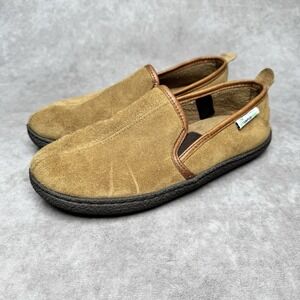 Men's Tempur-Pedic Slippers Loafers 8M Brown Suede